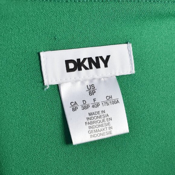 DKNY Ruched Short Puff Sleeve Sheath Dress - 8P - Picture 9 of 9